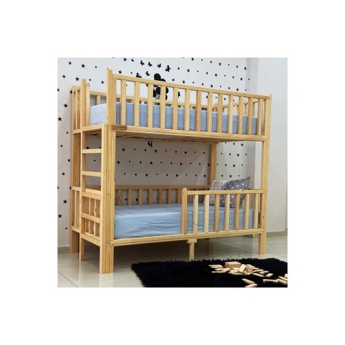 سرير بطابقين - خشبي