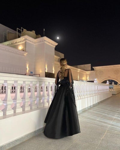 فستان غنج بثلاث ألوان: أسود، رصاصي، كحلي - فستان س...