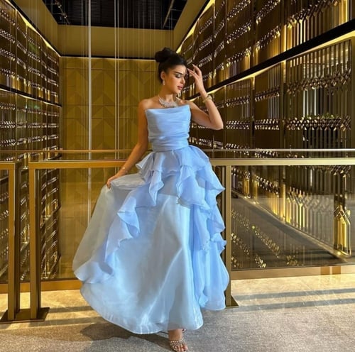 فستان خامه جازار مميز