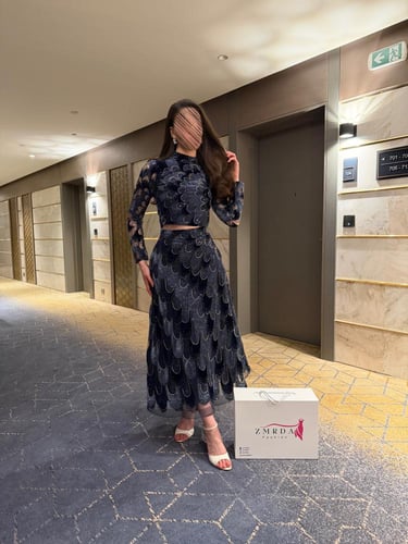 فستان ميار بقطعتين انيق