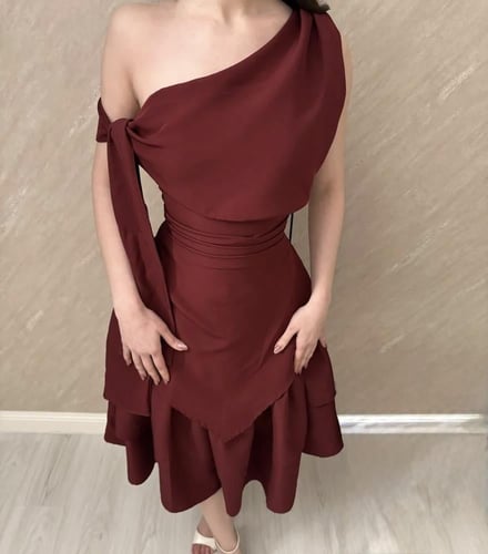 فستان العيد عودي انيق