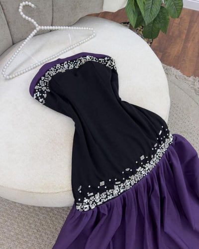 فستان راقي بلونين