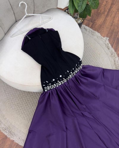 فستان راقي بلونين