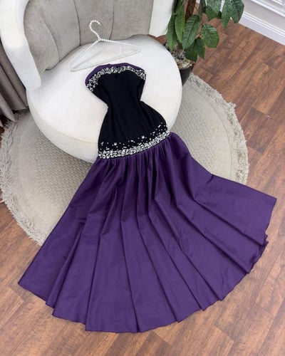 فستان راقي بلونين