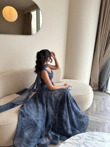 فستان خامة شيفون