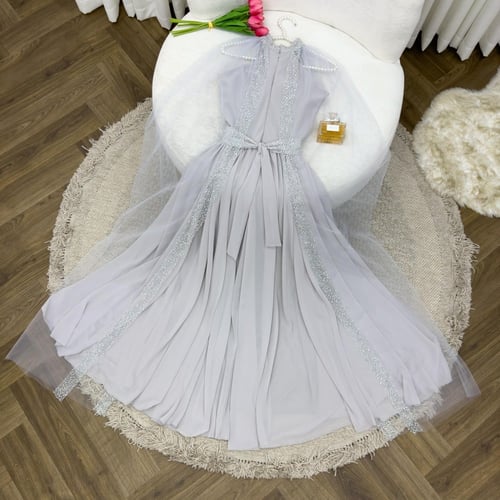 فستان حوامل خامة شيفون