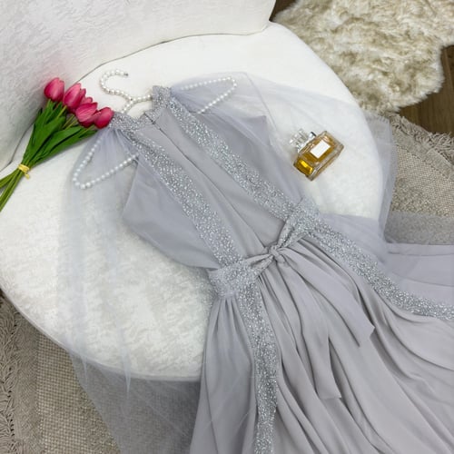 فستان حوامل خامة شيفون