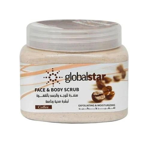 Global Star Coffee Sugar Scrub for Face and Body -...