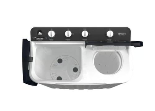 غسالة هيتاشي حوضين 12 كيلو أبيض LTT12JWTMRG