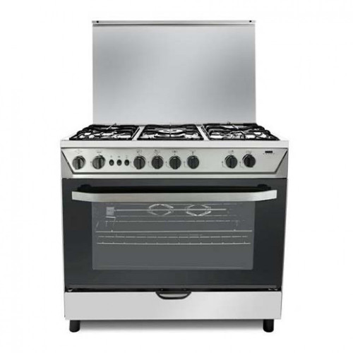 فرن هام 5 عيون غاز 60*90 استيل أمان كامل