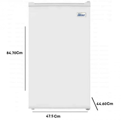 ثلاجة 3 قدم يوجين باب واحد 90 لتر – D_FROST – أبيض