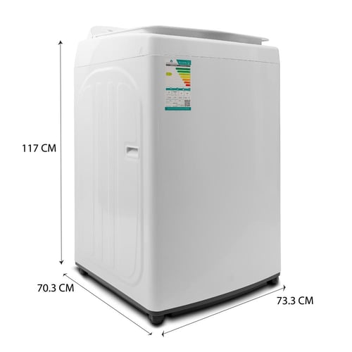 غسالة يوجين أوتوماتيك 19 كيلو أبيض تعبئة علوية UWM...