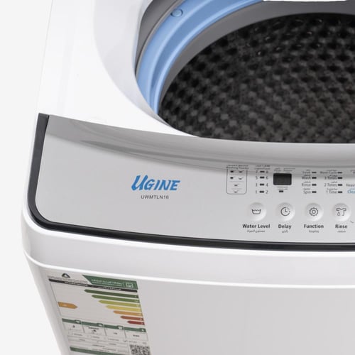 غسالة أوجين أوتوماتيك 16 كغ تعبئة علوية أبيض UWMTL...