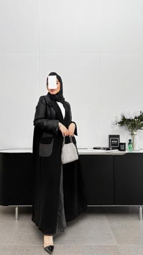 بليزر مبطن باكمام كرستال