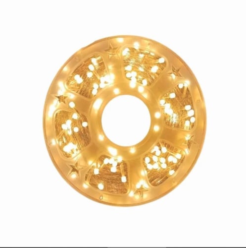 عقد اضاءة لون اصفر 50 متر 220 فولت