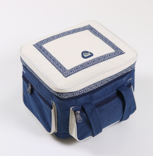 Lavender bag blue large