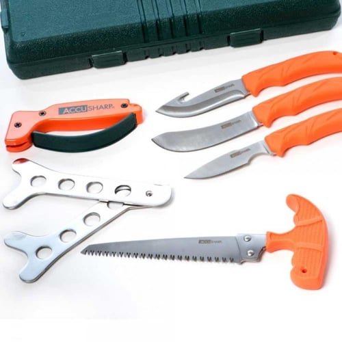 طقم سكاكين مع علبة بلاستيك اكوا شارب متعدد الاستخد...