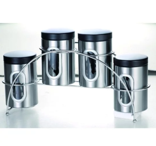 طقم علب بهارات مع ستاند