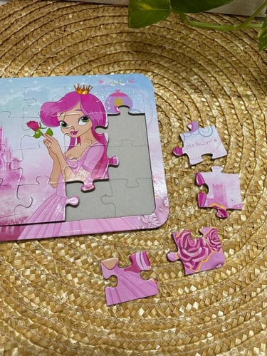 بطاقة البازل والتلوين المائي (للبنات)