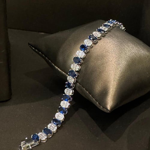 ياقوت - طقم تنس لون ازرق