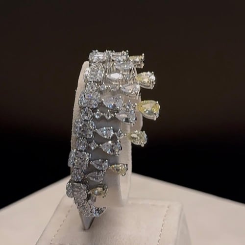 أصفر - طقم دقة الماس لون اصفر