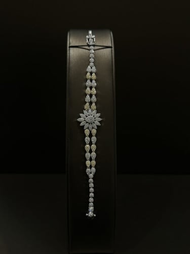 ملكي - طقم دقة الماس ذهبي و فضي