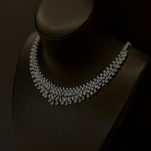 كناري - طقم دقة الماس لون اصفر