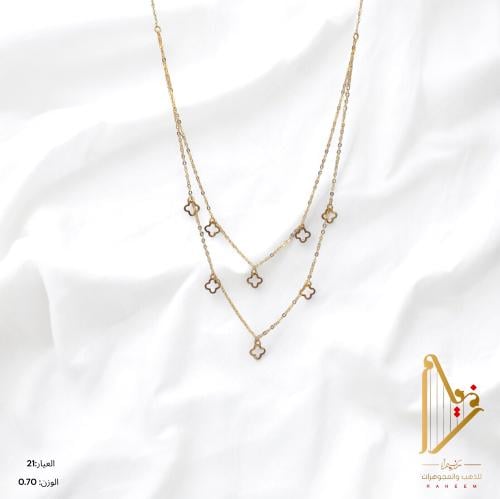 عقد ناعم و انيق عيار 21