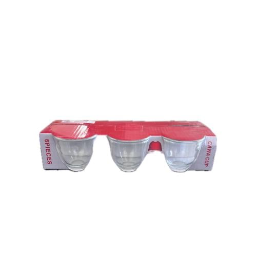 فنا جين قهوه عربي زجاج 6 حبه