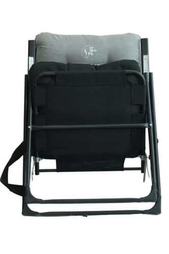 كرسي قمرا الرمادي الفاخر المبطن للحدائق والرحلات -...