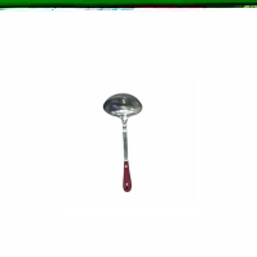 ملعقه ستيل يد خشب عادي