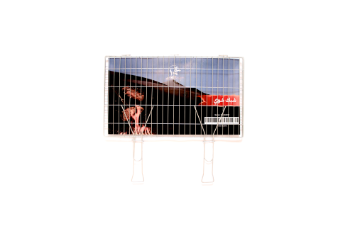 شبك شواء قمرا كبير مقبضين حديد ‎60×35 سم – أداء قو...