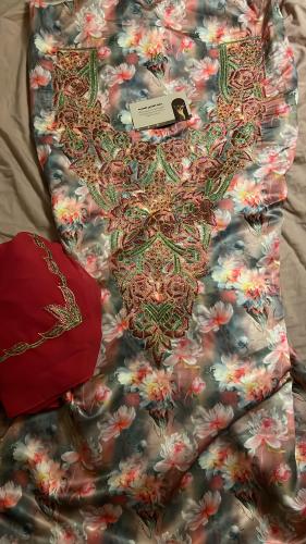 مخور مع طرحة حرير ايطالي