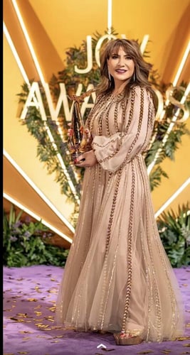 فستان هدى حسين