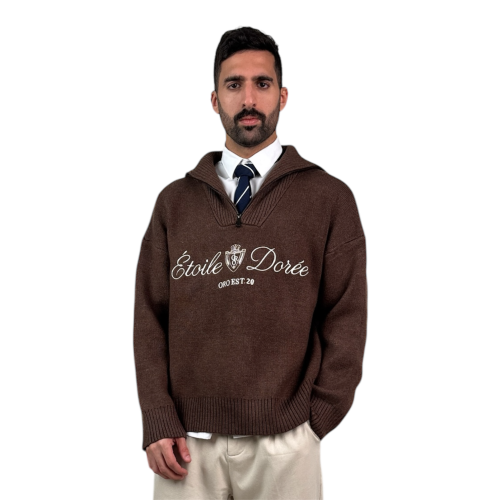 Wool knit sweater
