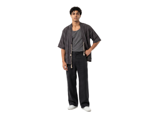جاكيت كيمونو مفتوح (Kimono Style) - بنقوش