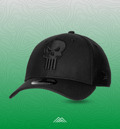 قبعة بانشر بشعار أسود على أسود من نيو إيرا 39Thirt...