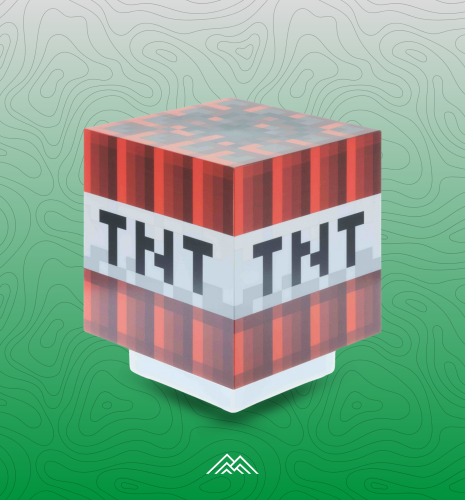 مصباح TNT من ماينكرافت مع صوت