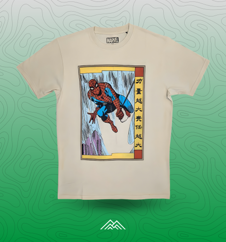 تيشيرت مارفل سبايدرمان بتصميم ياباني