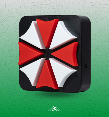 مصباح مضيء بشعار شركة أمبريلا – ريزيدنت إيفل