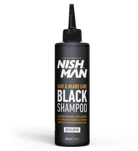 نيشمان شامبو للعناية بالشعر واللحية باللون الأسود...