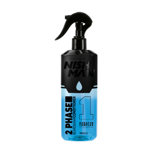 بلسم الشعر واللحية ثنائي المرحلة بالكيراتين من نيش...