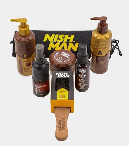 مجموعة العناية باللحيه والشارب