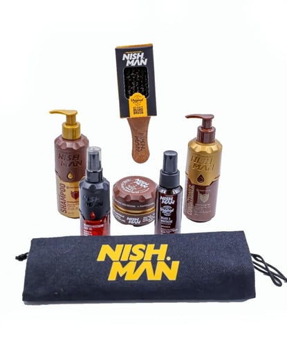 مجموعة العناية باللحيه والشارب