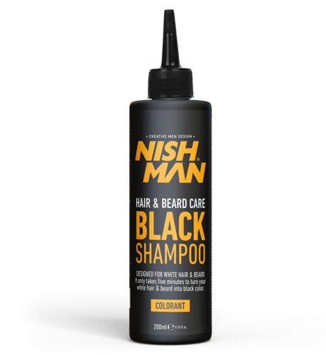 نيشمان شامبو للعناية بالشعر واللحية باللون الأسود...