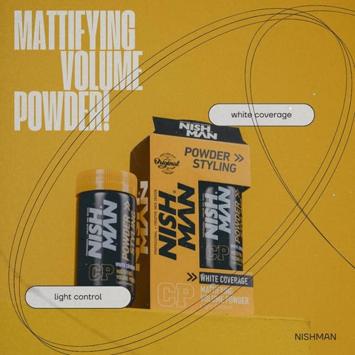 بودرة نيشمان لتغطية الشعر الابيض (CP1) 20 جرام