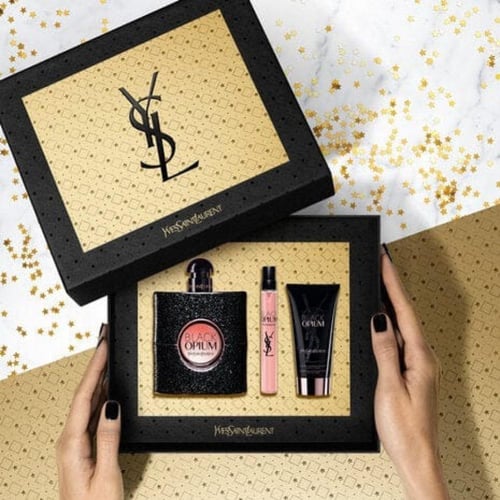 طقم ايف سان لوران بلاك اوبيوم او دو بارفيوم 90 مل