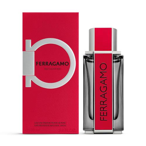 Salvatore Ferragamo Ferragamo Red Leather Pour Hom...