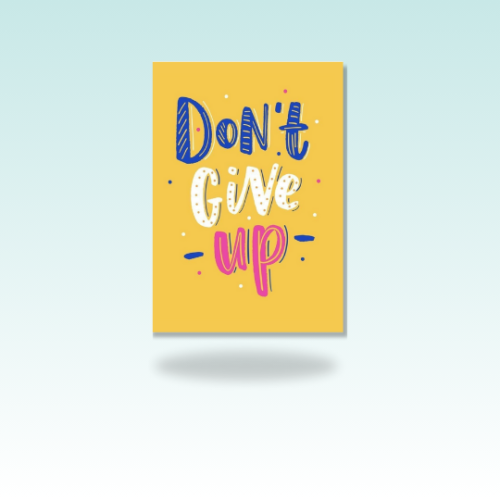 Don't Give up (صورة مغناطيسية)