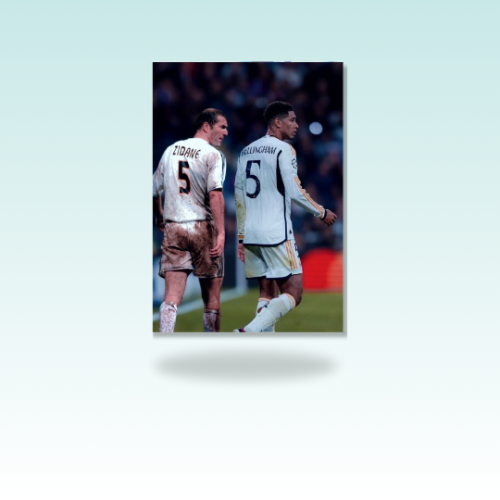 مغناطيس اللاعب زيدان (صورة مغناطيسية)